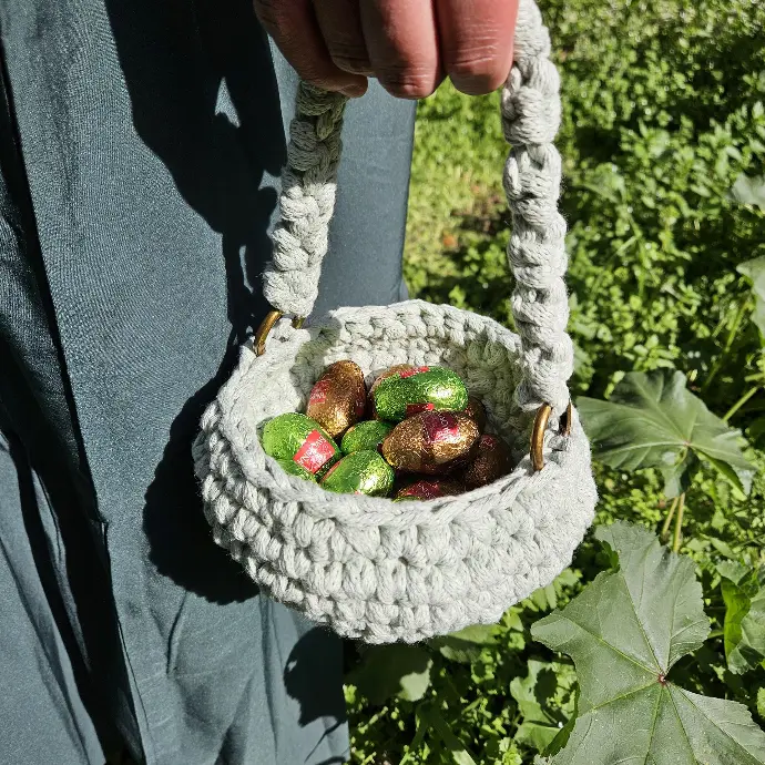 Panier de Pâques vert 1/1