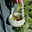 Panier de Pâques vert 1/1