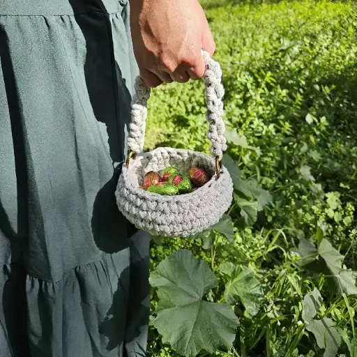 Panier de Pâques gris 1/1