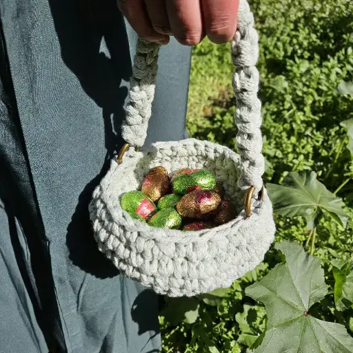 Panier de Pâques vert 1/1