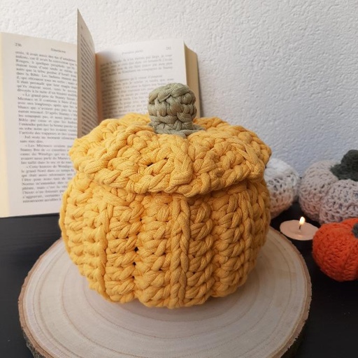 Panier Citrouille Jaune